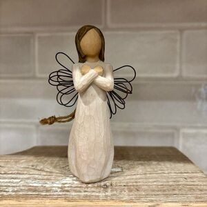Willow Tree Sign For Love Carved Angel Ornament 2003